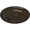 Ekena Millwork Niobe Ceiling Medallion (Fits Canopies up to 8 5/8"), 18"OD x 1 1/2"P, Stone Hearth Crackle CM18NISHC - alternate 3